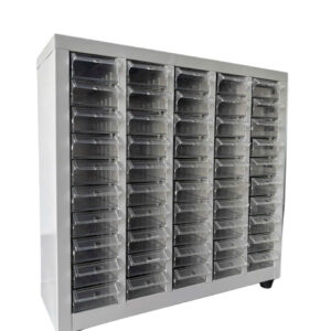 Tủ đựng linh kiện 50 khay nhựa không cửa