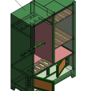 tủ súng SSCD cho cấp xã phường, tủ sắt để công cụ hỗ trợ mẫu mới
